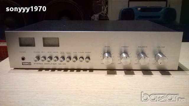Vivanco sa-25 amplifier-made in japan-внос швеицария, снимка 5 - Ресийвъри, усилватели, смесителни пултове - 14199430