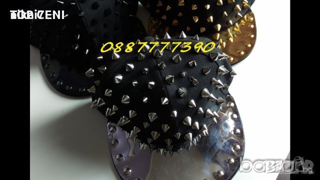 -40%Рапърска УНИСЕКС шапка с ОРИГИНАЛНИ значки/шипове и капси бъди ХИП ХОП!!!19,88лв , снимка 12 - Шапки - 25133723