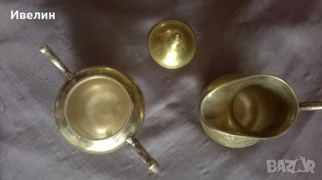 посребрен бароков сервиз, снимка 6 - Антикварни и старинни предмети - 25174080