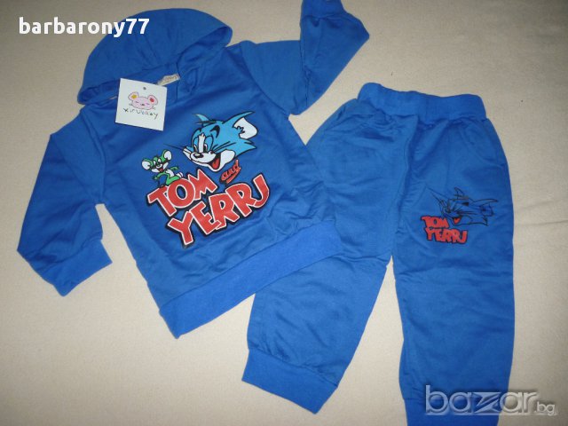 Детски комплекти с Том и Джери, снимка 2 - Комплекти за бебе - 13182055