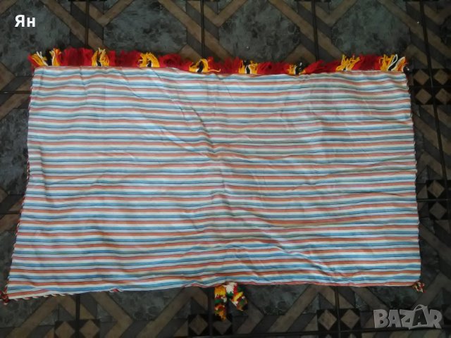 Старо Българско Ръчно Тъкано Извезано Пано/Гоблен/Килимче, снимка 2 - Други - 24941745