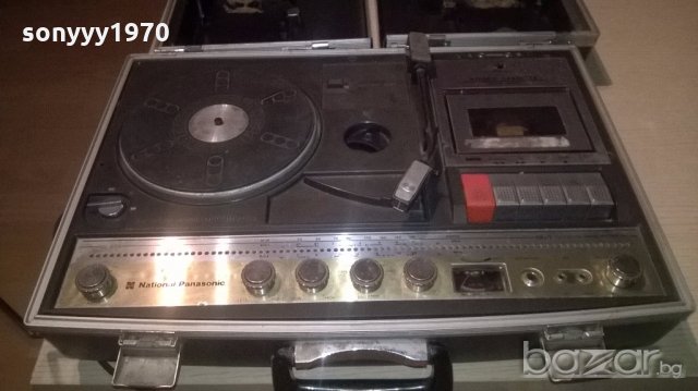 national panasonic-ретро колекция-куфар 3в1, снимка 4 - Ресийвъри, усилватели, смесителни пултове - 19375564
