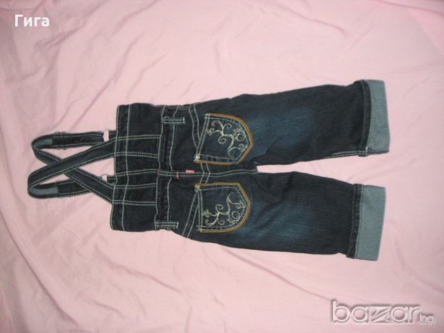 Дънков гащеризон, снимка 4 - Детски панталони и дънки - 18196282
