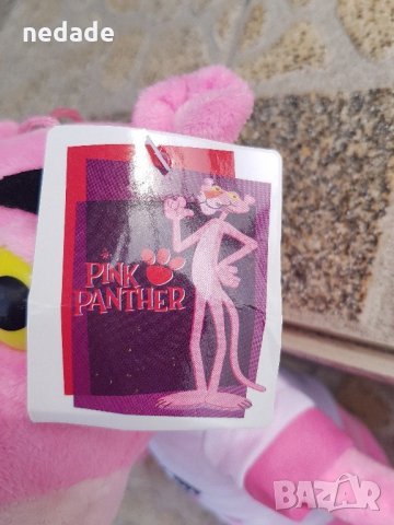 ВИСОЧИНА 57см Пинко розовата пантера плюшена играчка чисто нов pink panther, снимка 5 - Плюшени играчки - 22081648