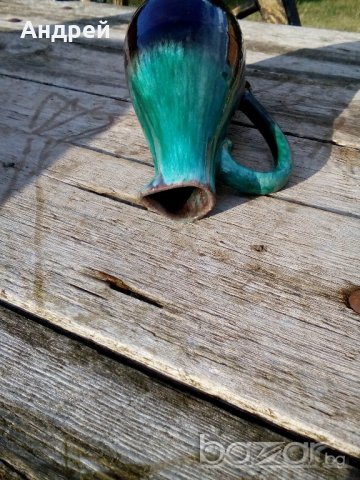 Керамична каничка,кана, снимка 5 - Антикварни и старинни предмети - 16752658