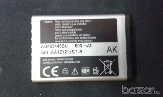 Samsung AB463446BU, снимка 2 - Оригинални батерии - 20907142