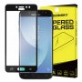 Пълнопокриващ 9H стъклен протектор с рамка за Samsung Galaxy J7 2017, снимка 1