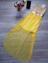 Нова колекция рокля в жълт цвят на НАМАЛЕНИЕ 