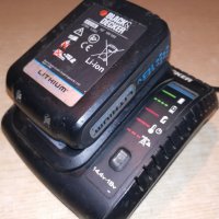 black & decker lithium power-charger+battery-внос швеицария, снимка 4 - Други инструменти - 21444555