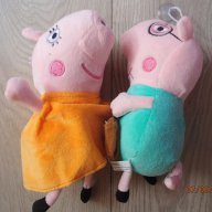  семейство пепа пиг Pig Peppa плюшена играчка прасе родители, снимка 3 - Плюшени играчки - 11806496
