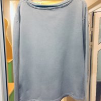 Красива блуза,сиво-синя, снимка 4 - Блузи с дълъг ръкав и пуловери - 24192698