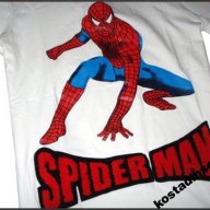 D&G Dolce and Gabbana White Spider-Man Мъжка Тениска size 46 (S), снимка 2 - Тениски - 7081677