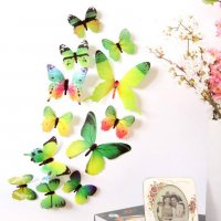 Декоративни 3D пеперуди за декорация, снимка 2 - Други - 25242481