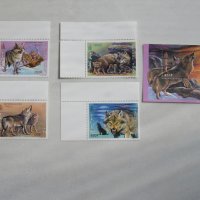 Вълк-блок марки, 2000 г., Монголия , снимка 3 - Филателия - 21575735