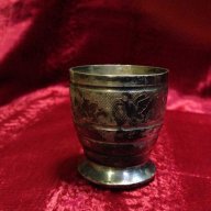 Сребърна чашка/Русия , снимка 2 - Антикварни и старинни предмети - 13518341
