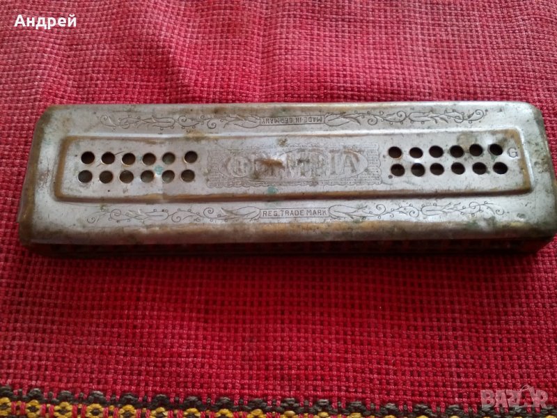  Стара Немска хармоника OLYMPIA, снимка 1