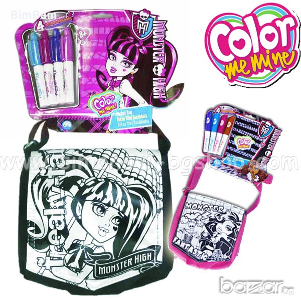 Детска чанта за оцветяване Monster High / Монстър Хай, снимка 1