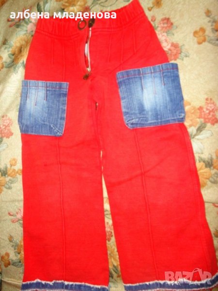 червени детски панталони, снимка 1