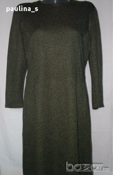 Дизайнерска рокля в зелен леопардов принт "Creation Atelier" D J , снимка 1