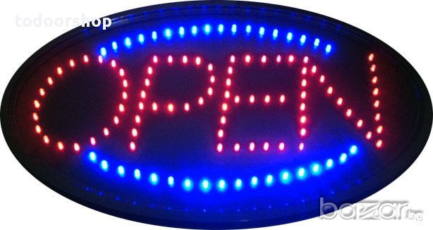 LED рекламна табела OPEN, снимка 1