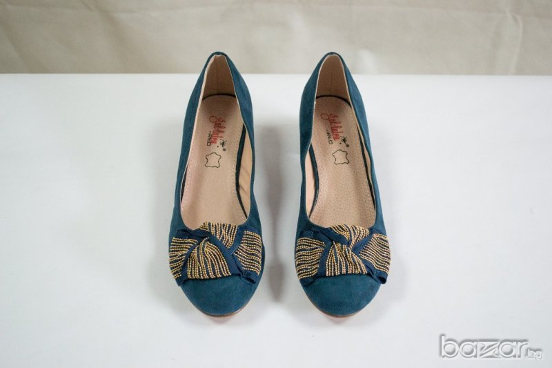 Сини обувки на ток марка Gal-latea in Red, снимка 1