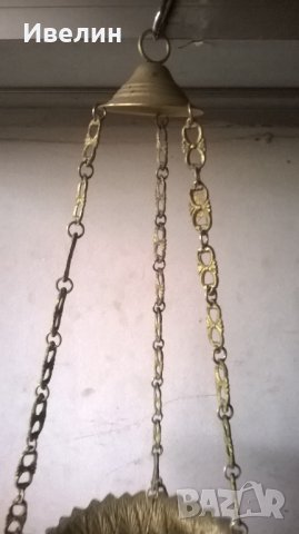 старо кандило от бронз, снимка 2 - Антикварни и старинни предмети - 24824810