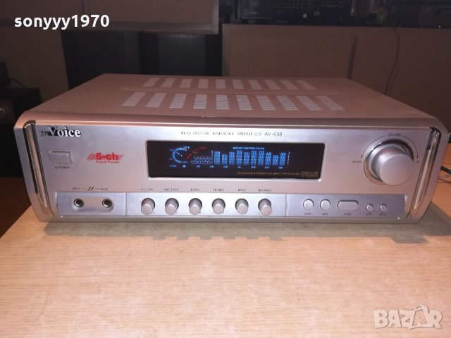 mc Voice av-698 hifi amplifier-germany-внос швеицария, снимка 12 - Ресийвъри, усилватели, смесителни пултове - 21572660