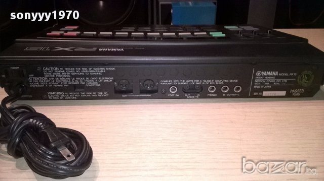 Yamaha rx15 digital rhytm programmer-made in japan-110v-от швеицария, снимка 9 - Ресийвъри, усилватели, смесителни пултове - 15127603