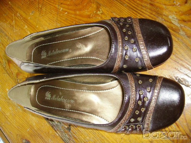 Нови дамски обувки с нисък ток номер 37 -  15 лв., снимка 2 - Дамски ежедневни обувки - 7396851