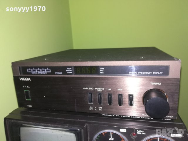 wega t210 stereo tuner-west germany-внос швеицария, снимка 2 - Ресийвъри, усилватели, смесителни пултове - 22769366