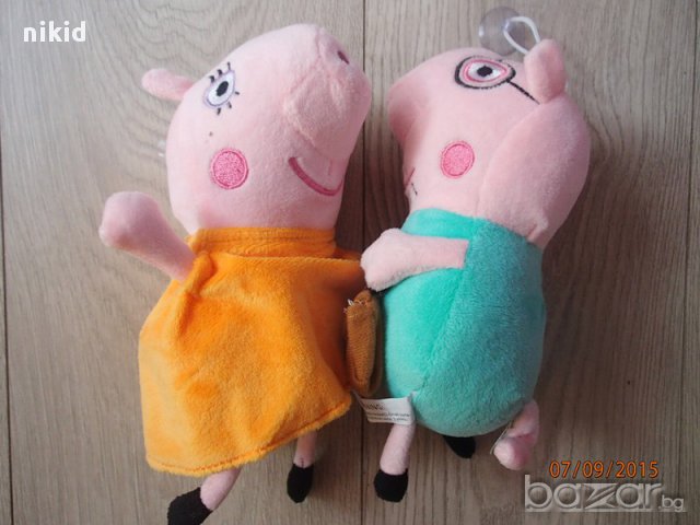 малки пепа пиг Pig Peppa Джордж семейство плюшена играчка прасе , снимка 4 - Плюшени играчки - 11179188