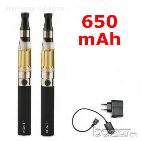  Електронна цигара eGo-T C4 - 650mAh (2 бр в комплект), снимка 2 - Електронни цигари - 8906292