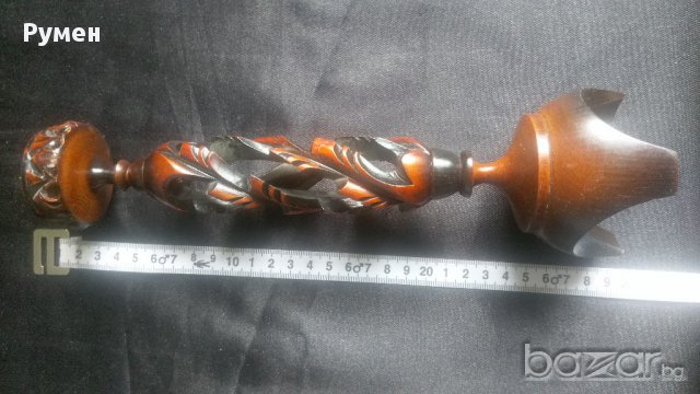 Свещник от дърво , снимка 4 - Декорация за дома - 16744771