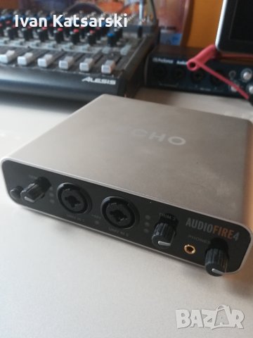 Звукова карта Echo Audiofire 4 Firewire Audio Interface For Mac & PC, снимка 1 - Ресийвъри, усилватели, смесителни пултове - 23173777