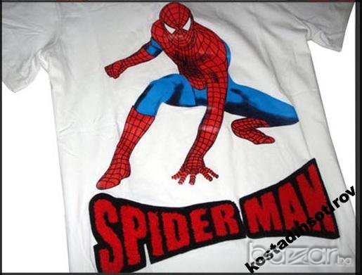 D&G Dolce and Gabbana White Spider-Man Мъжка Тениска size 46 (S), снимка 2 - Тениски - 7081677