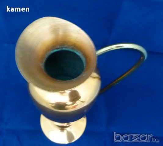 Кана мед много лъскава , 16,5 см. , снимка 6 - Антикварни и старинни предмети - 15107110