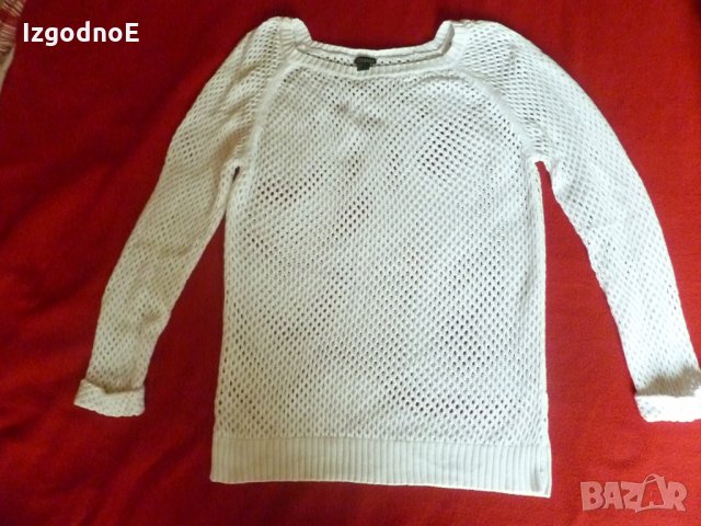 Пуловер на едри дупки / туника / блуза тип мрежа, снимка 1 - Блузи с дълъг ръкав и пуловери - 25605242