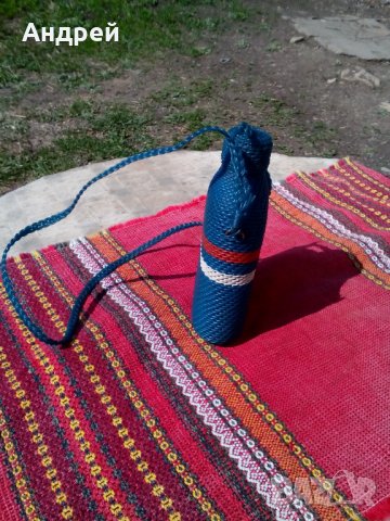 Старо плетено шише,бутилка #2, снимка 2 - Антикварни и старинни предмети - 24897779