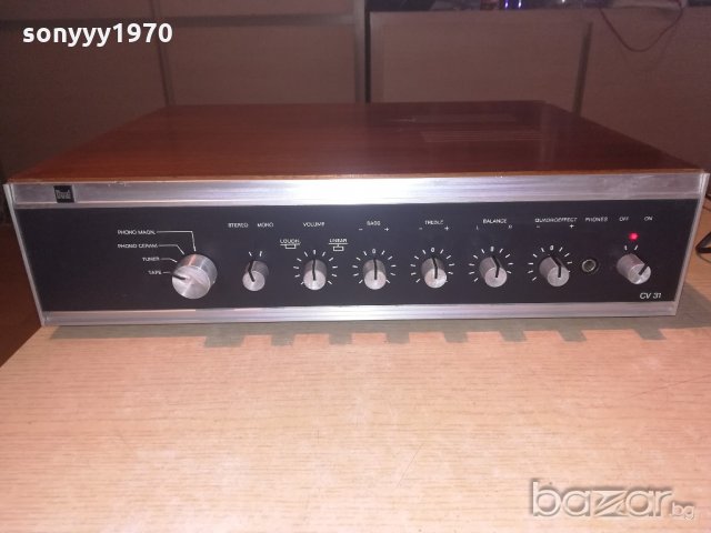 ПОРЪЧАН-dual cv31 amplifier-made in germany-внос швеицария, снимка 8 - Ресийвъри, усилватели, смесителни пултове - 20361529
