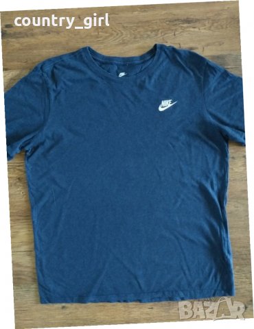 Nike T-Shirt Navy Futura - страхотна мъжка тениска, снимка 5 - Тениски - 25823196