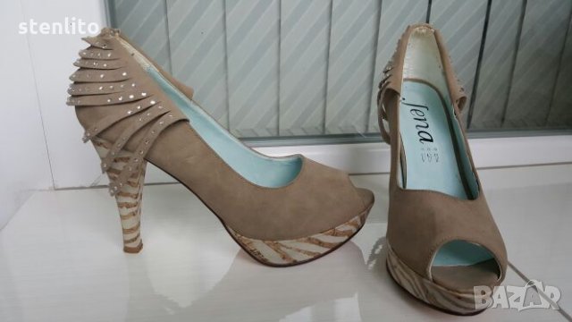 Дамски обувки на ток № 37, снимка 2 - Дамски обувки на ток - 25917939