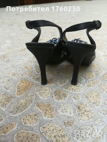 Италиански официални сандали с камъни, снимка 5 - Сандали - 22315585