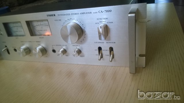 fisher ca-7000-stereo amplifier-made in japan-с чистачки нов внос швеицария, снимка 9 - Ресийвъри, усилватели, смесителни пултове - 7828973