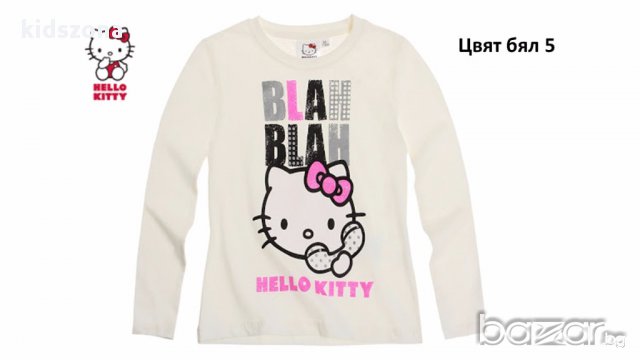 Нова цена! Детска блуза Hello Kitty за 6 и 8 г. - М6, снимка 2 - Детски Блузи и туники - 16001130