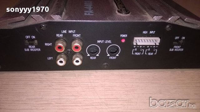 First fa-4403 austria 1800watts/4 chanel-внос швеицария, снимка 6 - Аксесоари и консумативи - 13388456