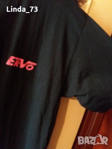 Мъж.тениска-"ERVO"/памук+ликра/,цвят-черен. Закупена от Германия., снимка 5 - Тениски - 21861629