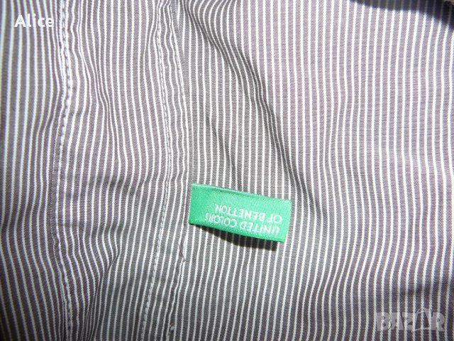 Дамска риза на Benetton, размер L, снимка 7 - Ризи - 24962228