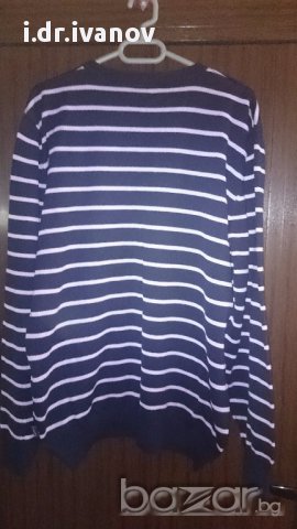 Мъжка  блуза плетиво черно със сиво , снимка 3 - Пуловери - 12964922