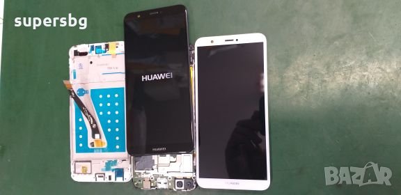 Дисплей с РАМКА за Huawei  P Smart FIG-LX1 /FIG-L21 Display LCD Touch ,Enjoy 7S, снимка 6 - Huawei - 22581093