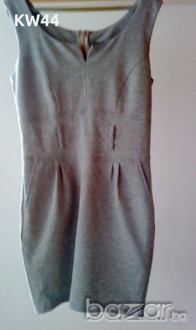 Сива рокля, снимка 3 - Рокли - 18742097